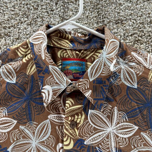 Reyn Spooner Hawaiian Shirt Mens Large Floral Button Up Joe Kealoha's Vintage - Picture 2 of 13